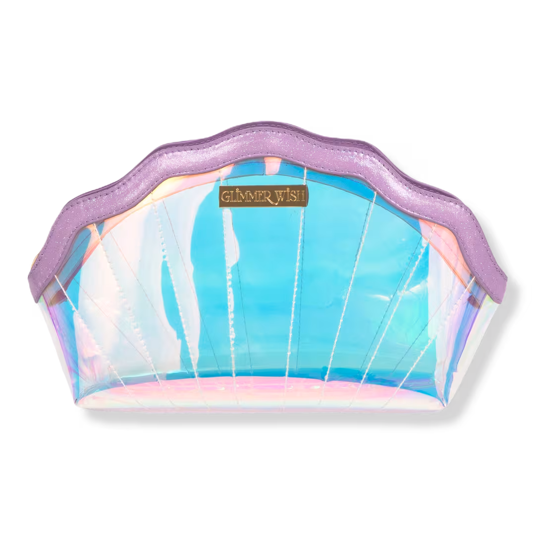 Glimmer Wish  Mermaid Shell Cosmetic Bag