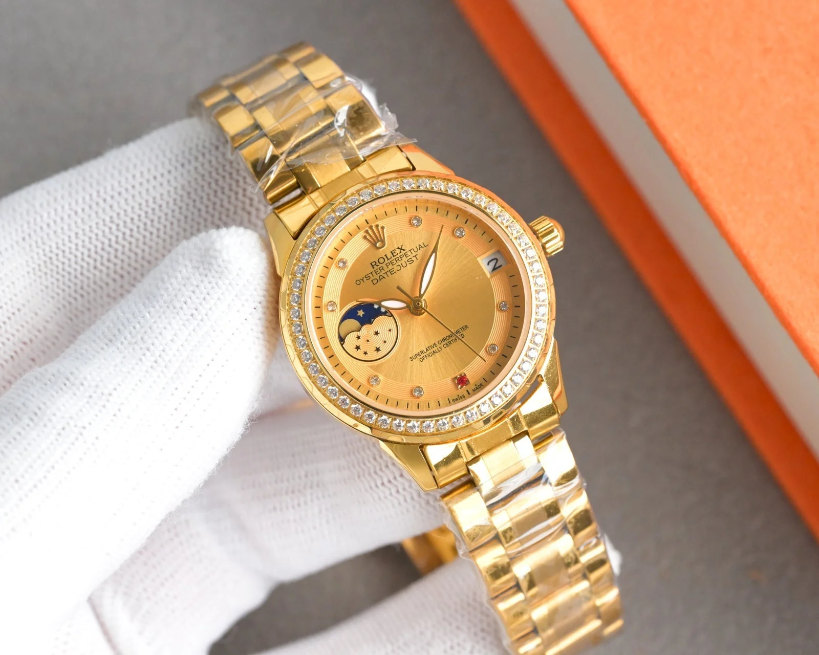 Rolex Watch Lady Datejust 36mm Diamond Stainless Steel