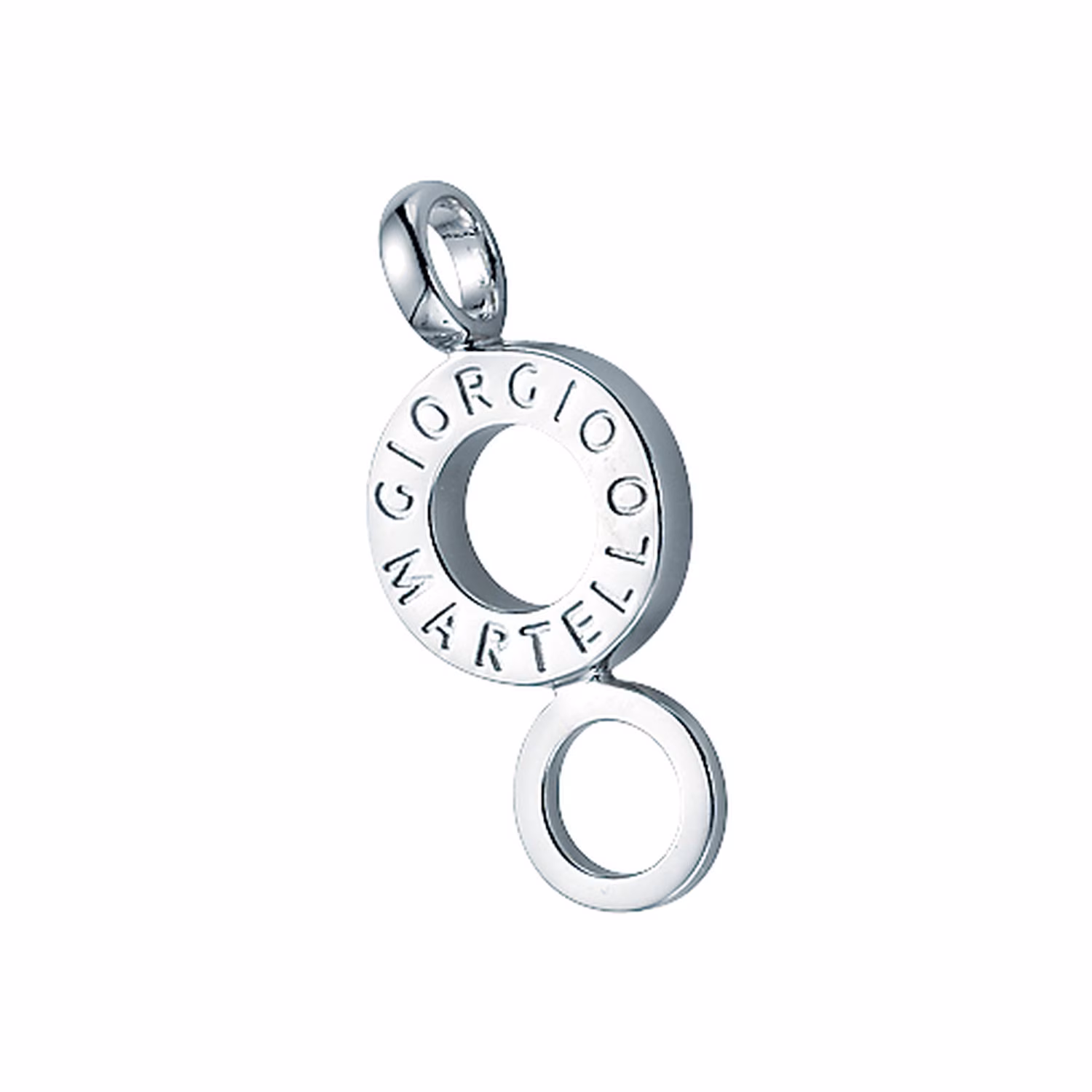 Charm Anhänger mit Schriftzug Giorgio Martello, Silber 925