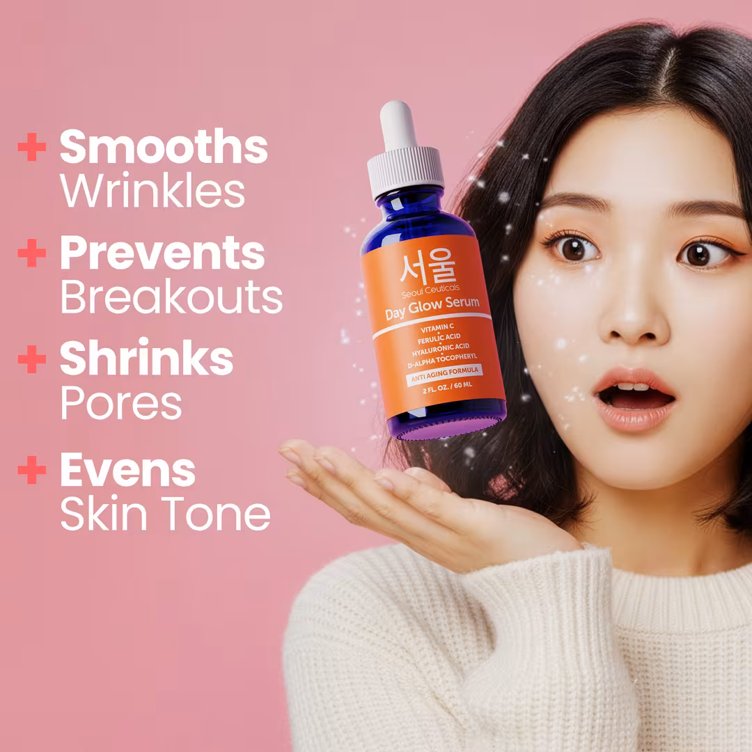 Seoul Ceuticals  Korean Skin Care Vitamin C Serum Day Glow Serum