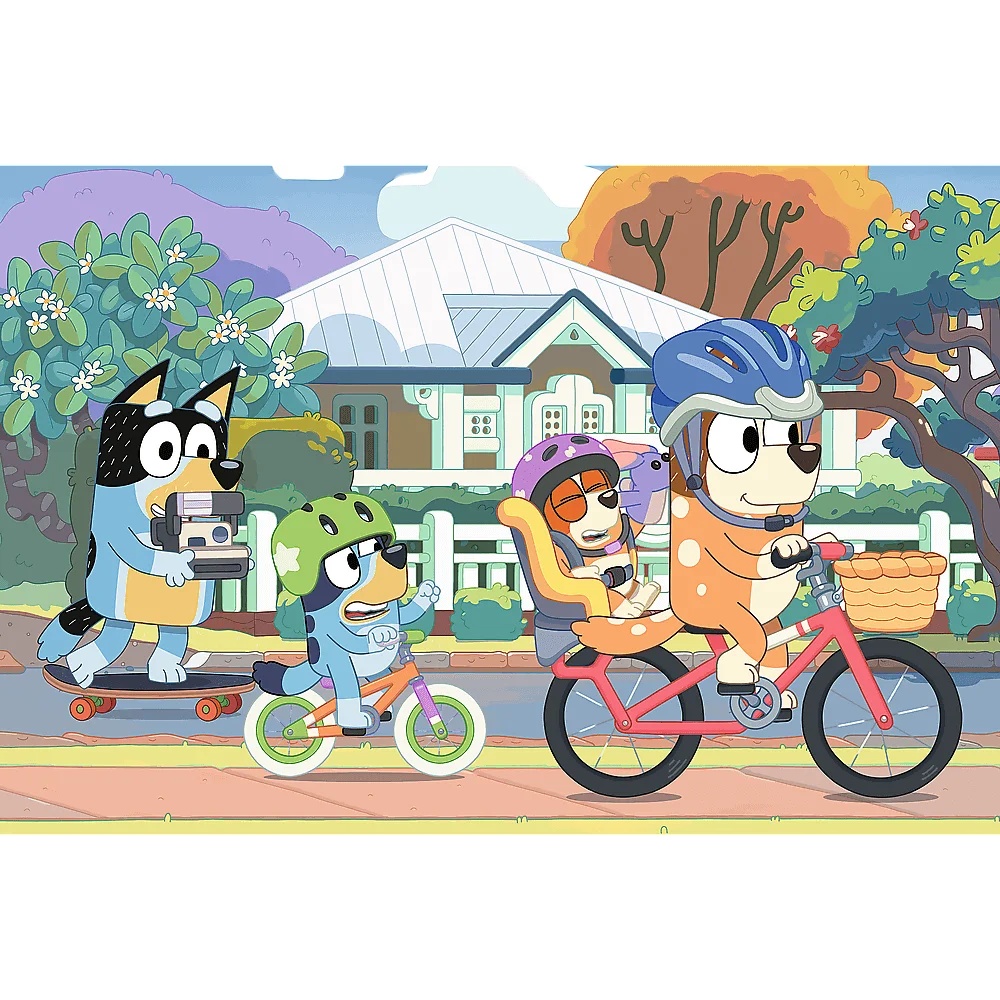 Puzzle 100 El. Szczęśliwy Bluey