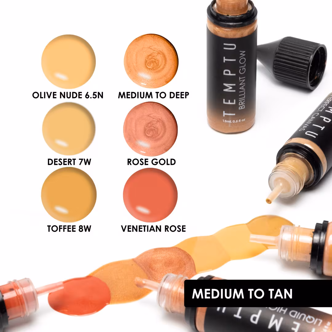 Temptu  Perfect Canvas Photo Finish Makeup Set