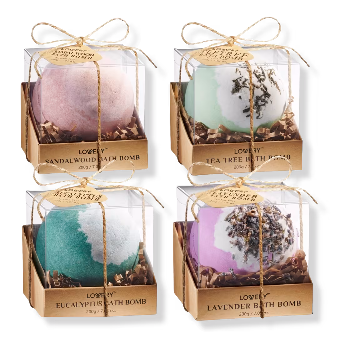 Lovery  Handmade Deluxe Bath Bomb Gift Set
