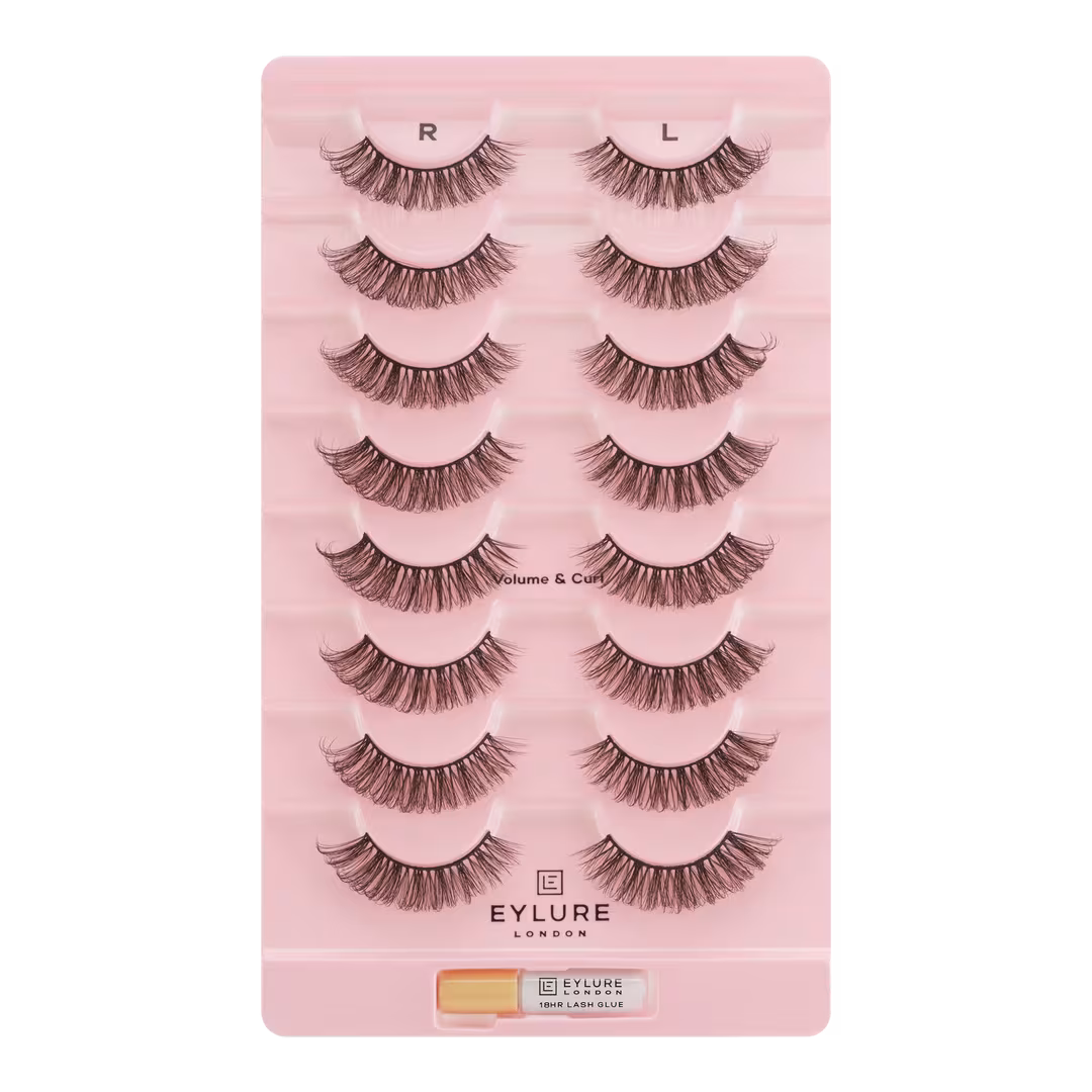 Eylure  Volume & Curl No. 605 Eyelashes Multipack