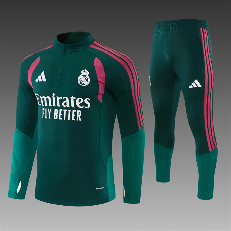 2026/2027 Real Madrid Half Zip Training Kit (Adult Kids Kit)
