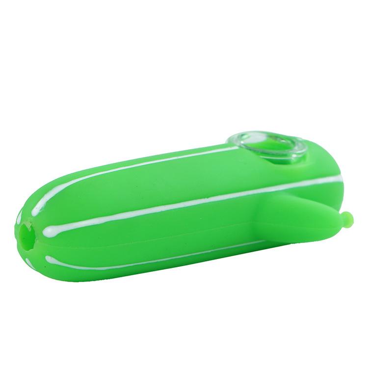 Cactus Silicone Pipe w/ Key Chain