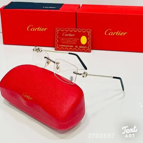 Cartier rimless eyeglasses 15