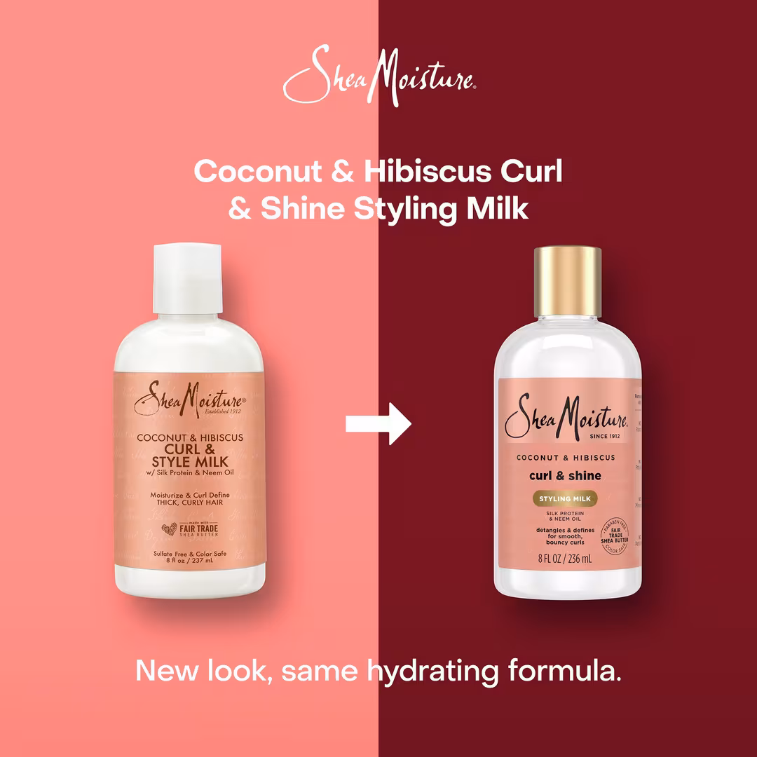SheaMoisture  Coconut & Hibiscus with Silk Protein & Neem Oil Curl & Style Milk