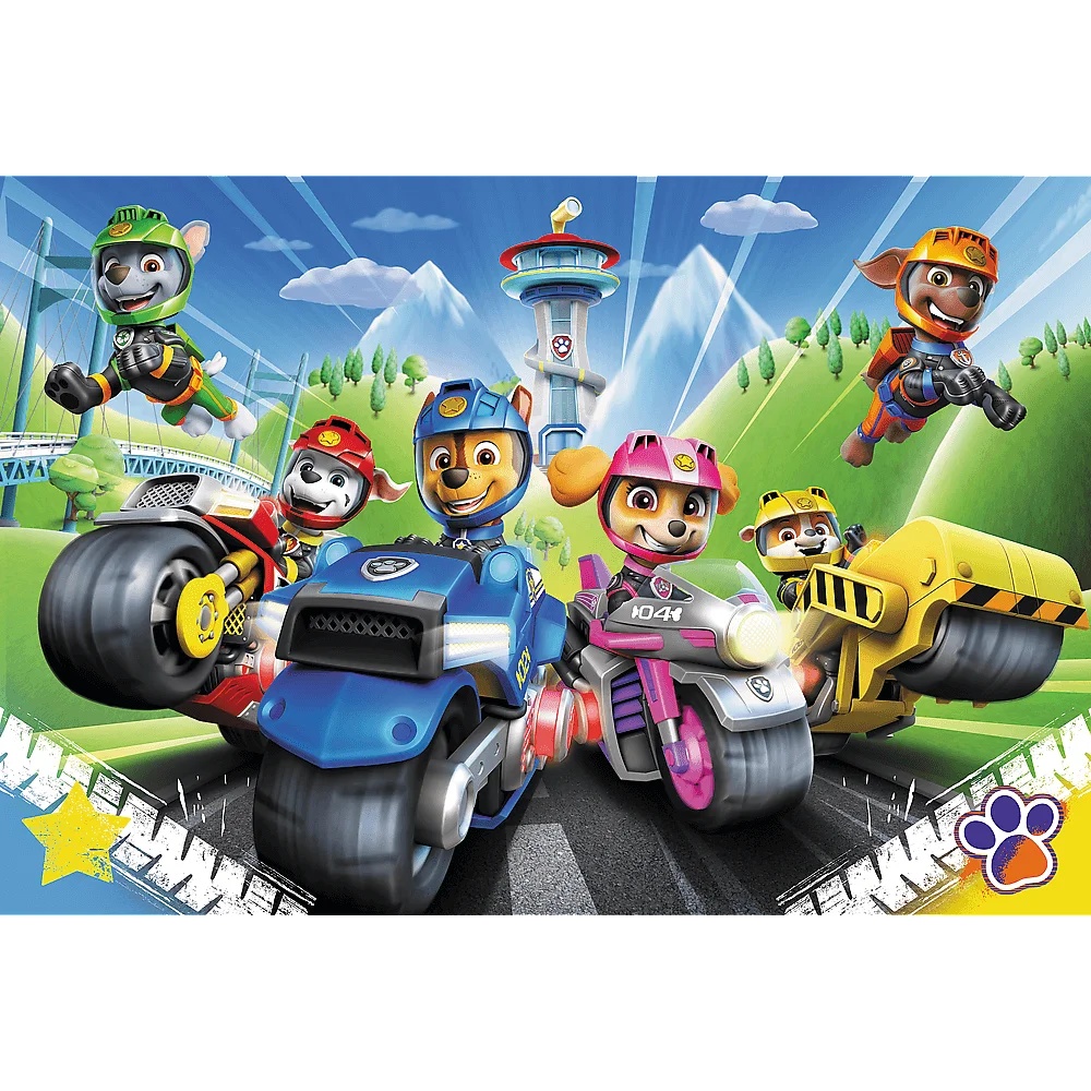 Puzzle Psi Patrol 100 El. Psi Patrol Na Motorach