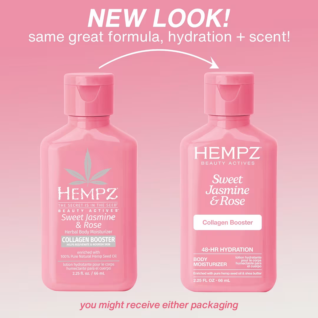 Hempz  Sweet Jasmine & Rose Body Moisturizer with Collagen Booster