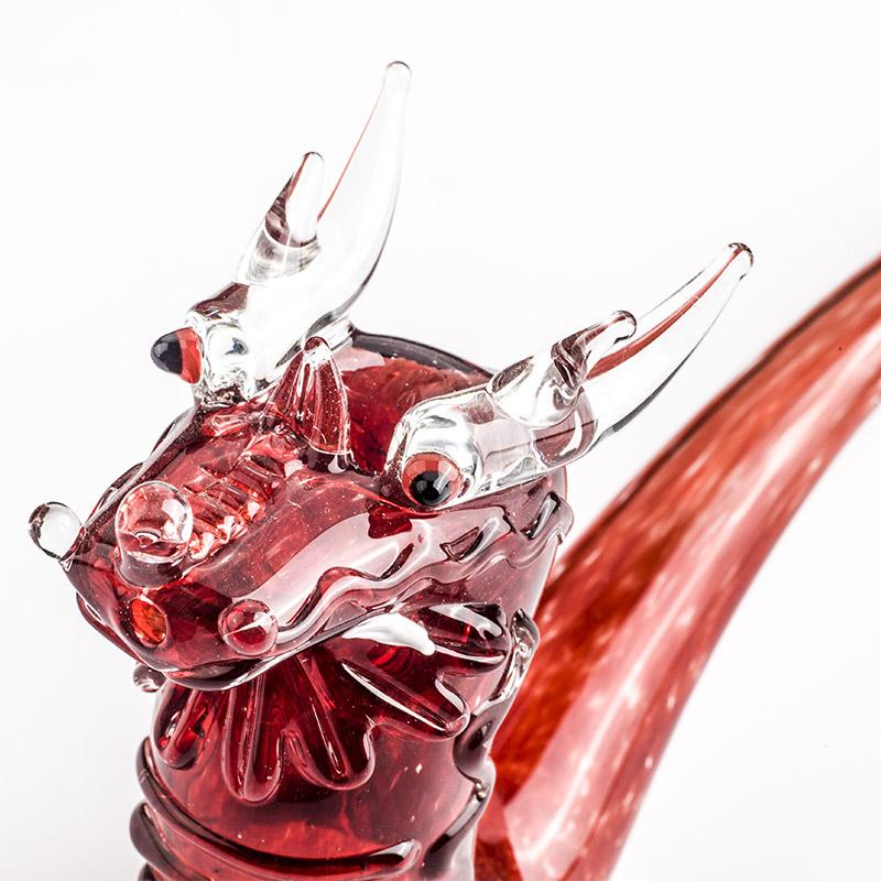 Dragon Theme Sherlock Glass Pipe