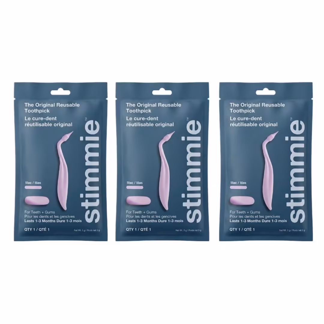 Stimmie  The Original Reusable Toothpick Lilac Trio