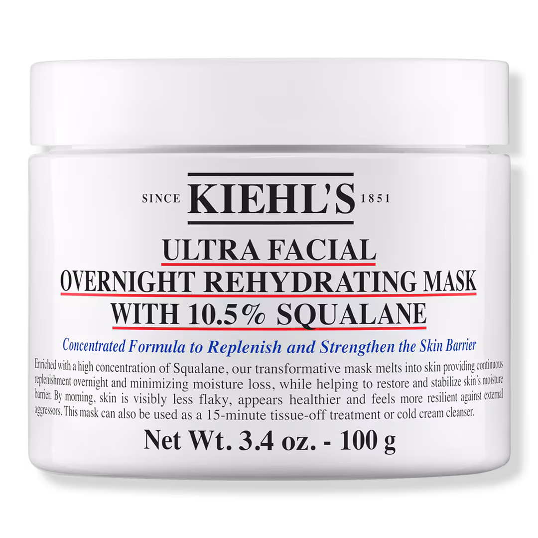 Kiehl's Since 1851  Ultra Facial Overnight Hydrating Mask with 10.5% Squalane