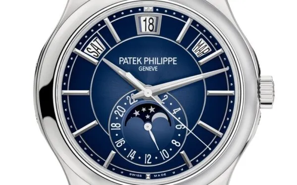 Replica Complications 5205G-013 Patek Philippe ANNUAL CALENDAR, MOON PHASES.  40 mm,White gold