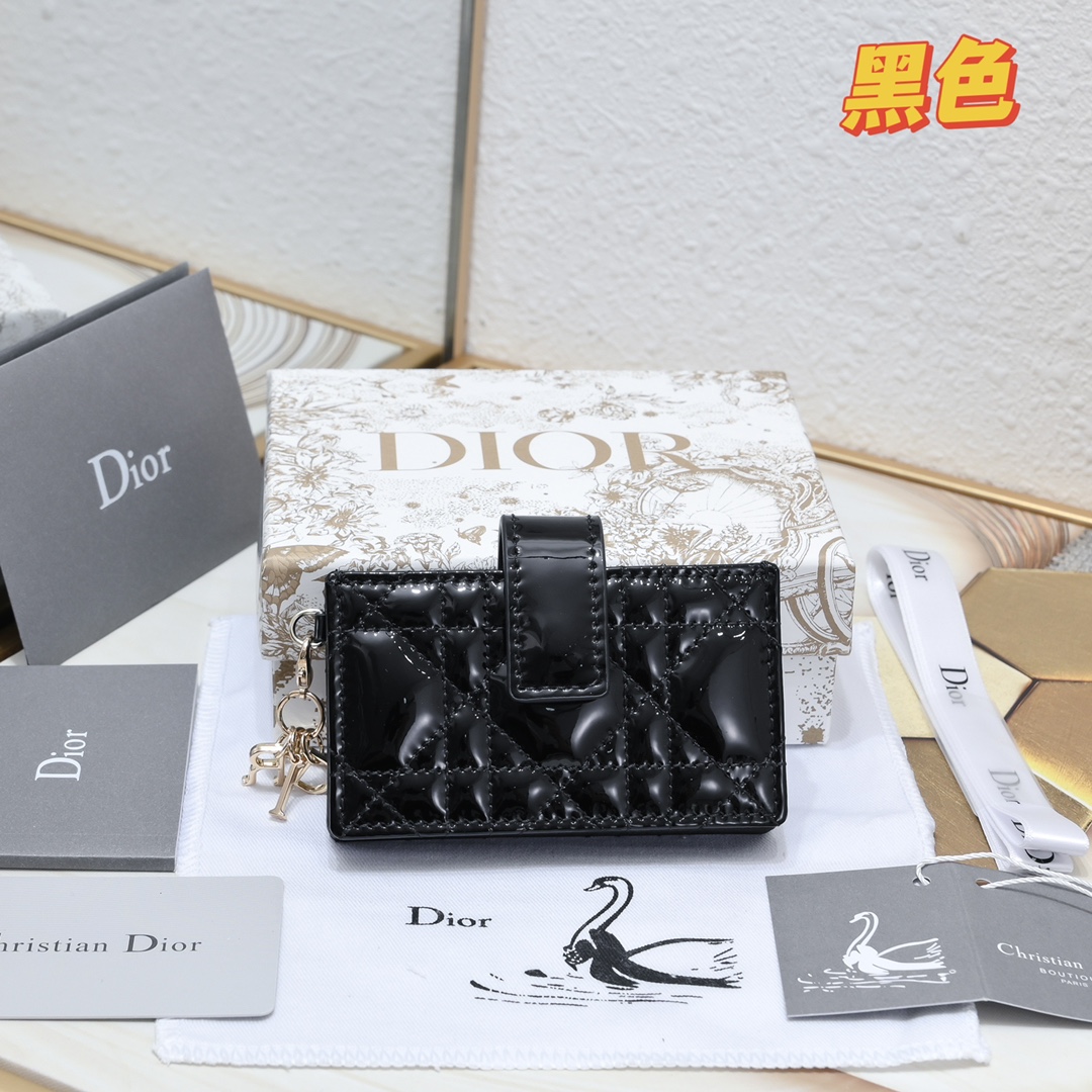 Dior Wallets 5-Gusset Card Holder 10A+ top quality S0178 LM091 10.4cm
