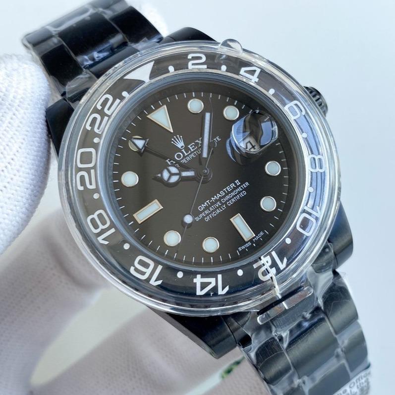 Rolex Watch GMT-MASTER II CUSTOM ALL BLACK Watch