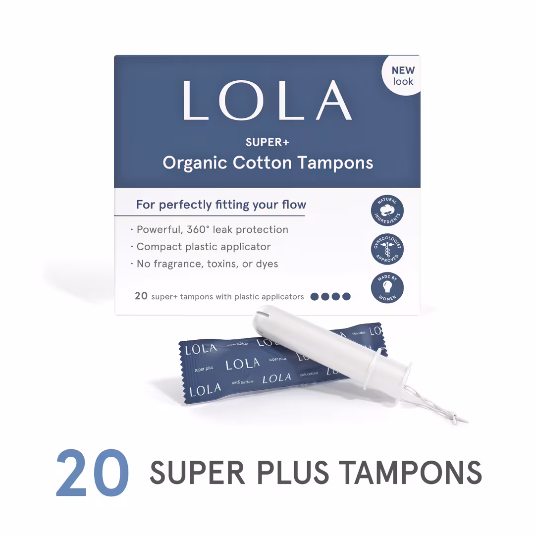 LOLA  Super Plus Organic Cotton Tampons