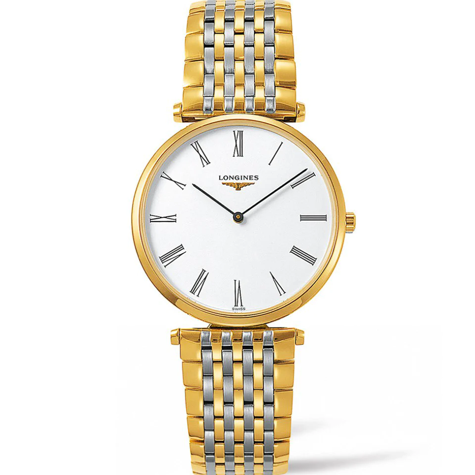 Longines La Grande Classique 36MM White Quartz Stainless Steel/PVD L47552117
