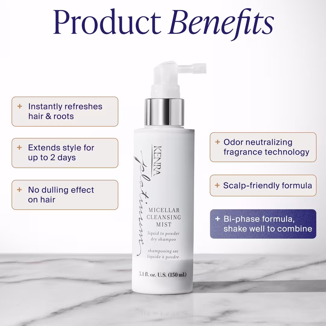 Kenra Professional  Platinum Micellar Cleansing Mist
