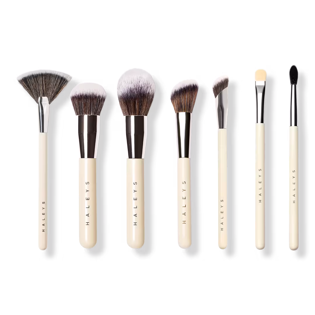 HALEYS Beauty  7-Piece Essential Makeup Brush Set