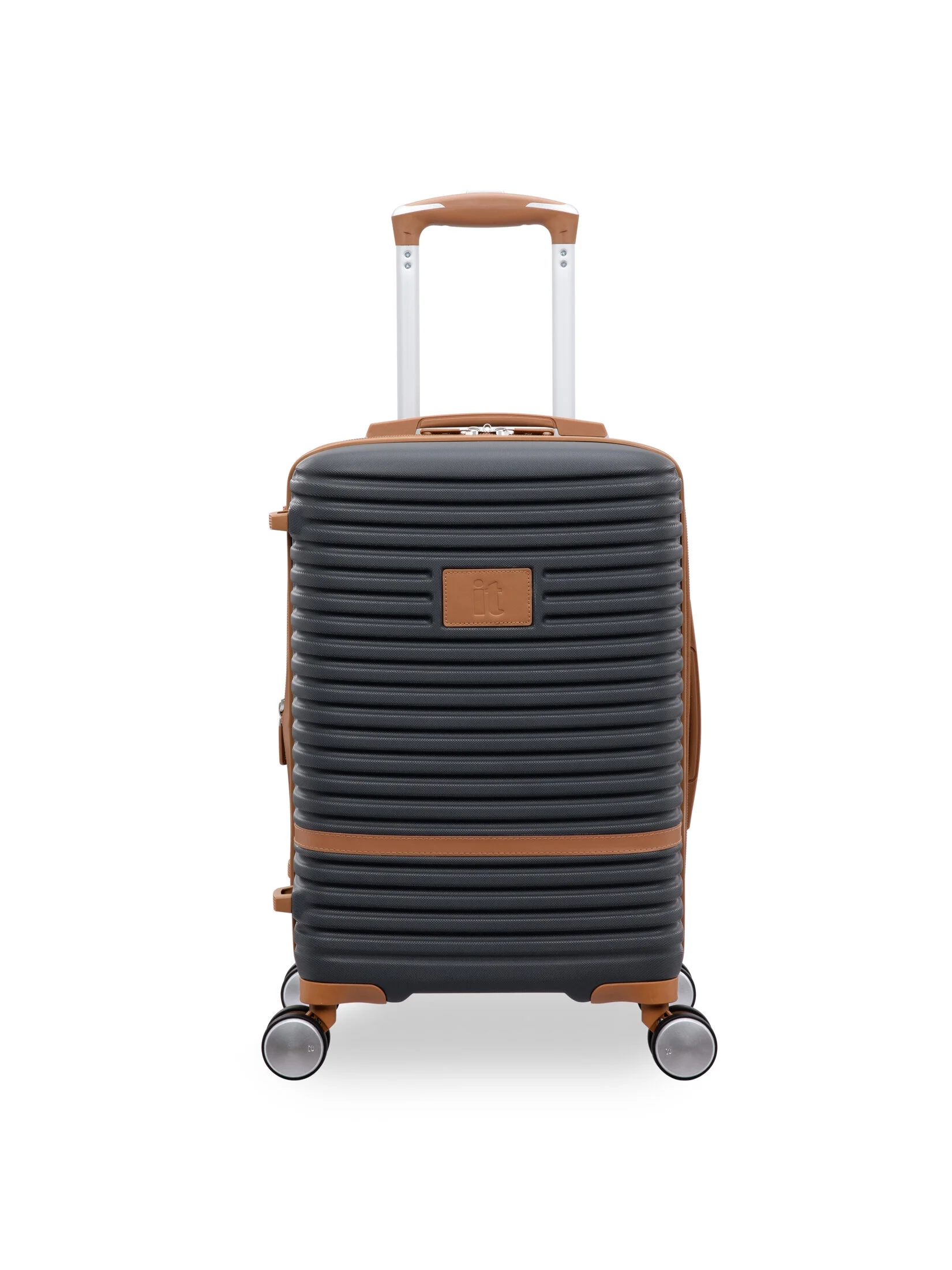 it luggage Replicating 21.5" Hardside Expandable Carry-on Spinner Luggage, Gray