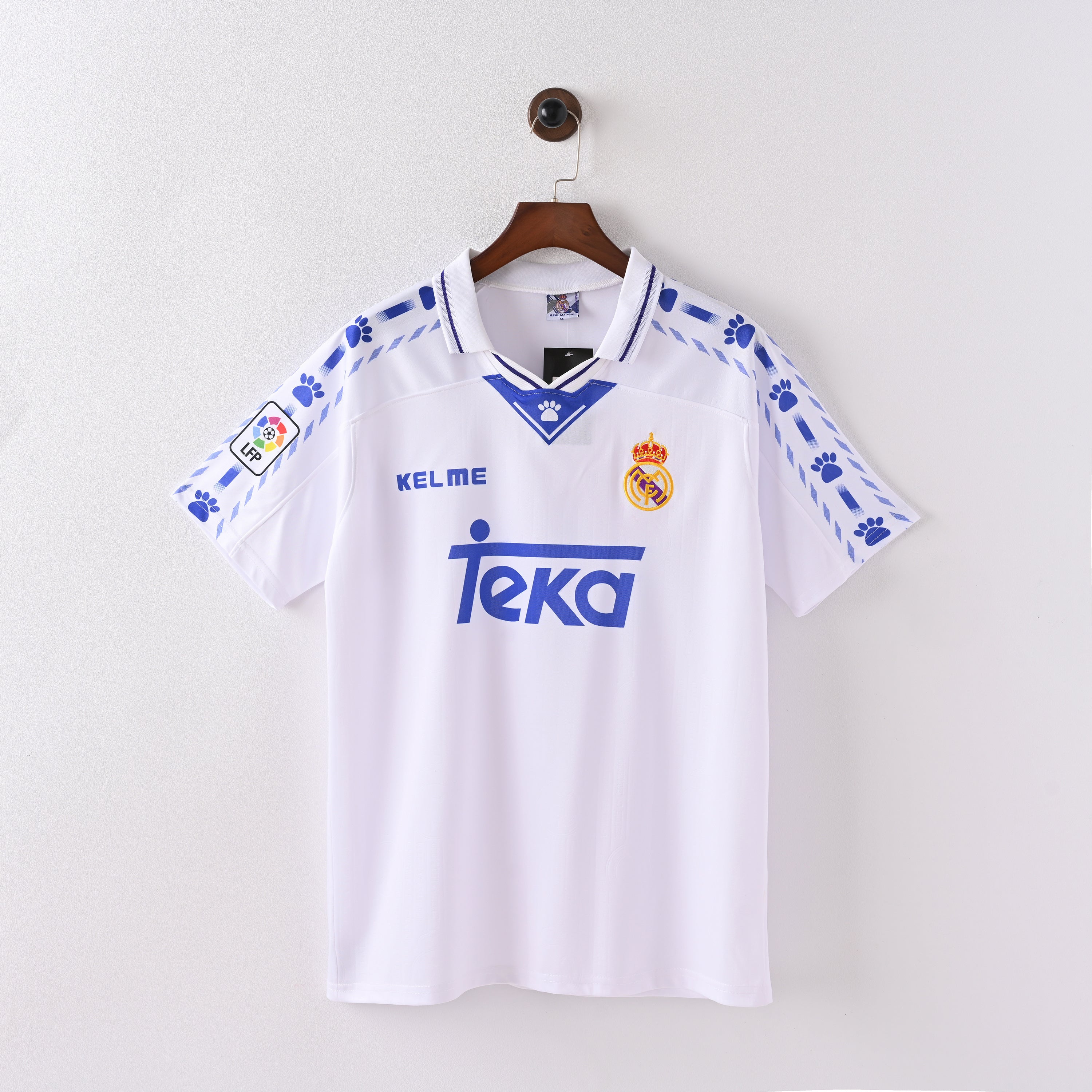Real Madrid Retro Vintage Home Jersey Men 1996-1997