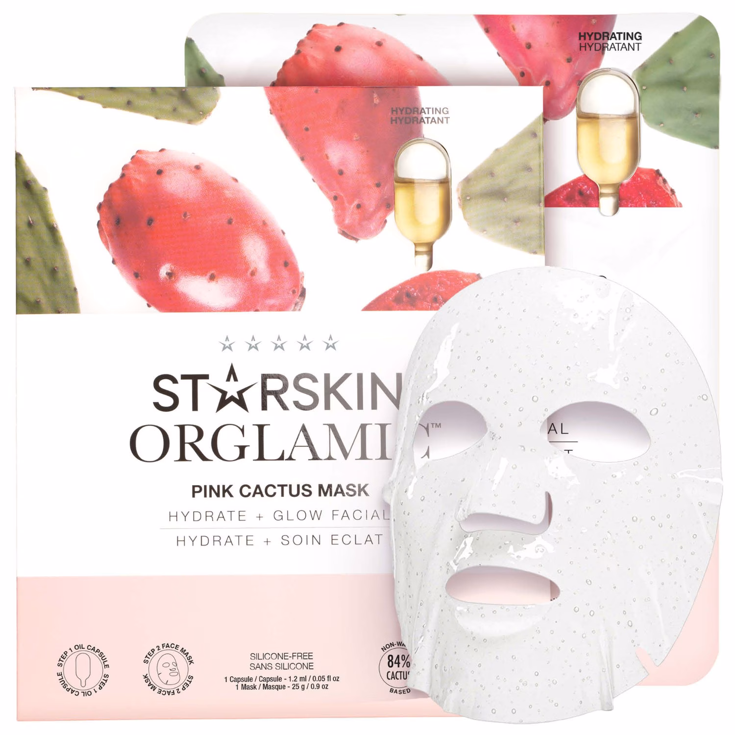 Orglamic™ Pink Cactus Mask