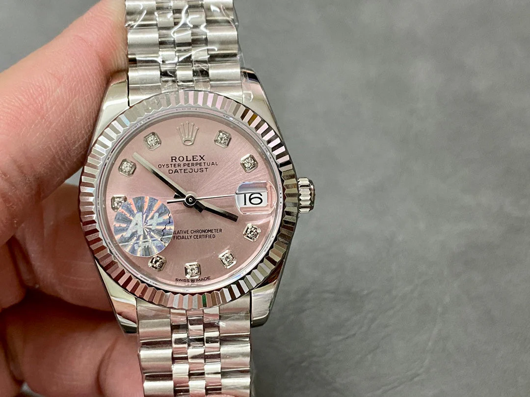 Rolex Watch DATEJUST 31MM STEEL PINK DIAL