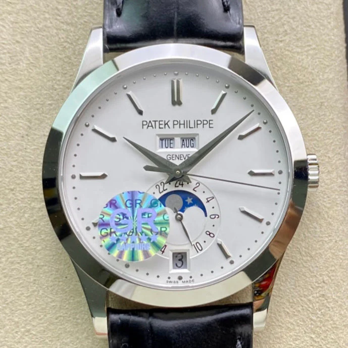 PATEK Watch Annual Calendar 38.5mm White Dial