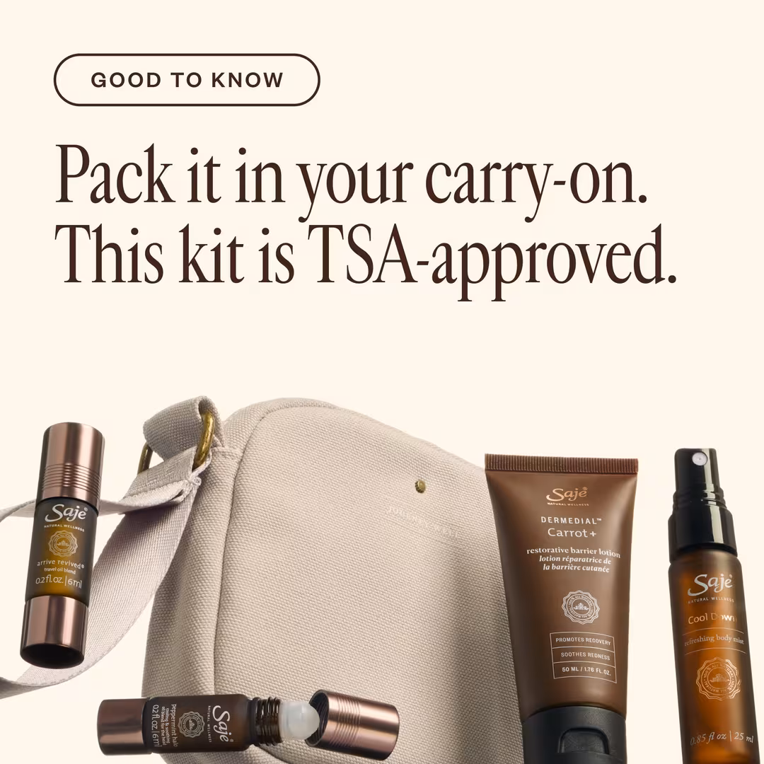 Saje Natural Wellness  Journey Well Travel Essentials Kit