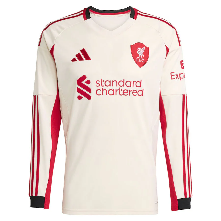 Liverpool Long Sleeve Away Jersey Men 2025 2026
