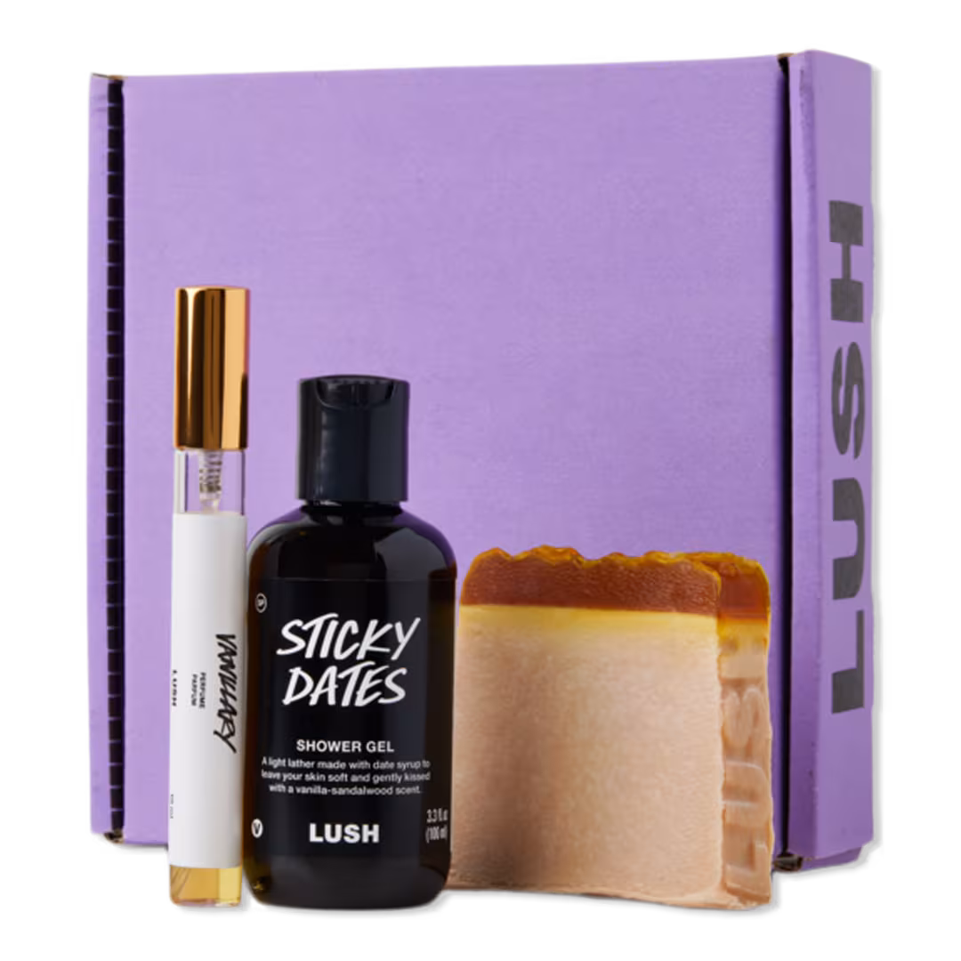LUSH  Layer On The Gourmand Shower And Fragrance Kit