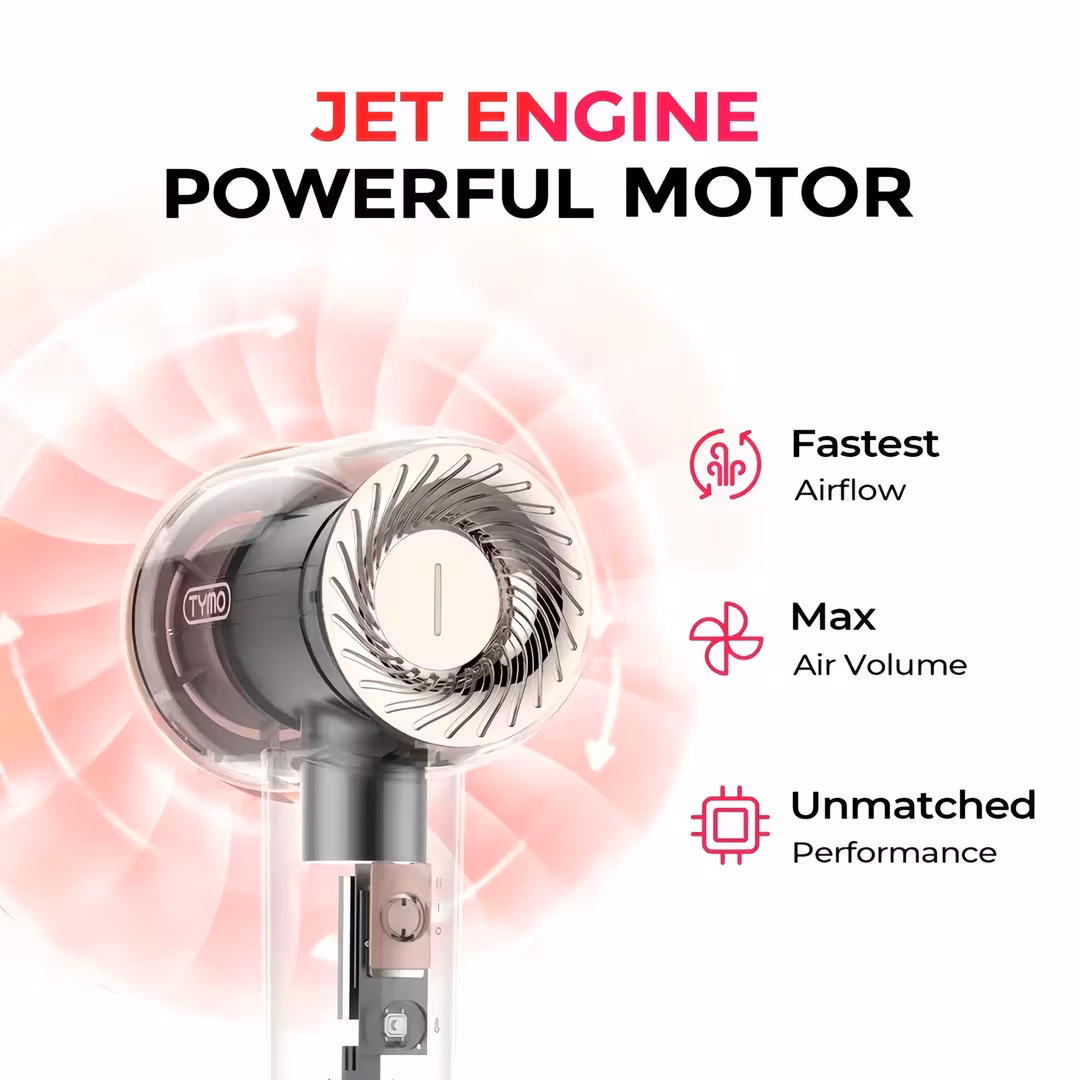 TYMO Beauty  Airhype Compact High-Speed Hair Dryer