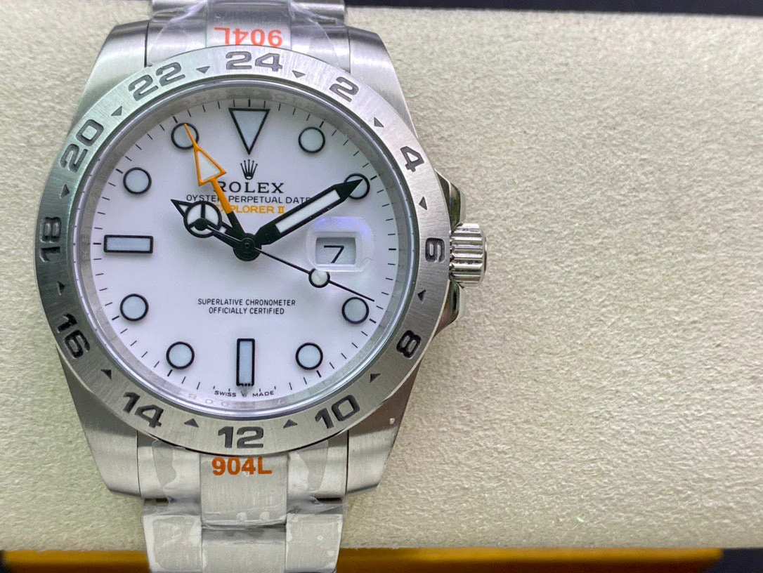 Rolex Watch EXPLORER II 42MM STAINLESS STEEL WHITE DIAL