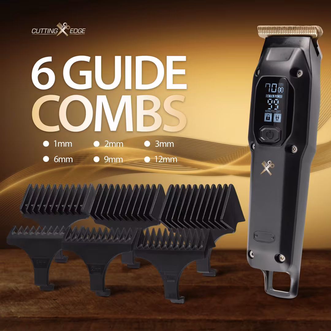 Cutting Edge  Rechargeable LCD T-Blade Electric Shaver for Men – Beard & Hair Grooming Kit