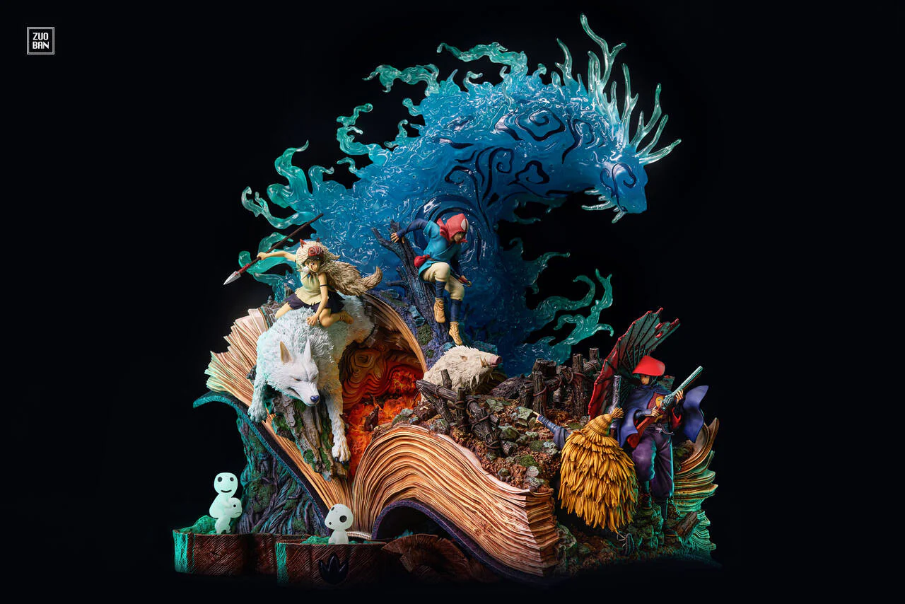 Studio Ghibli - Princess Mononoke | Resin Statue | by ZuoBan Studio