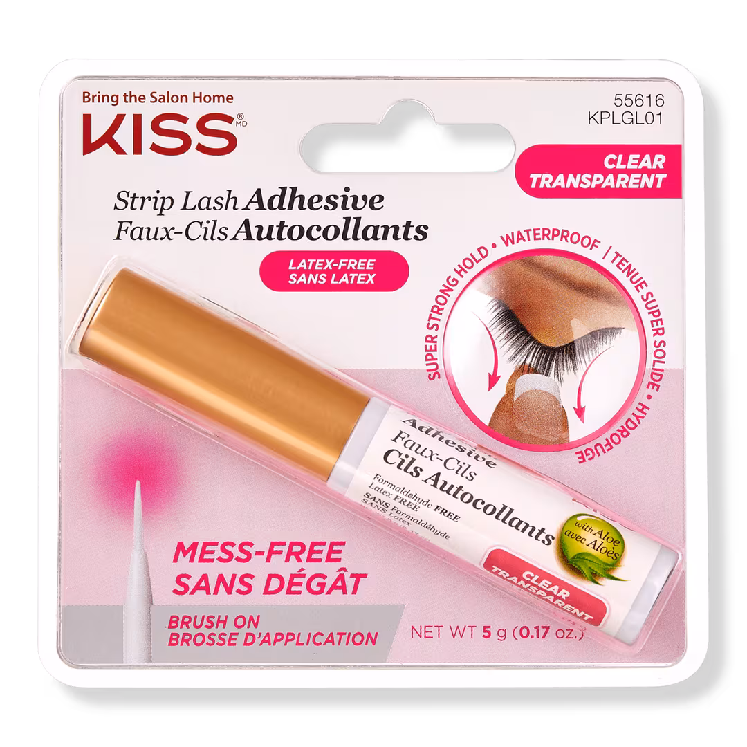 Kiss  Strip Lash Brush On Adhesive