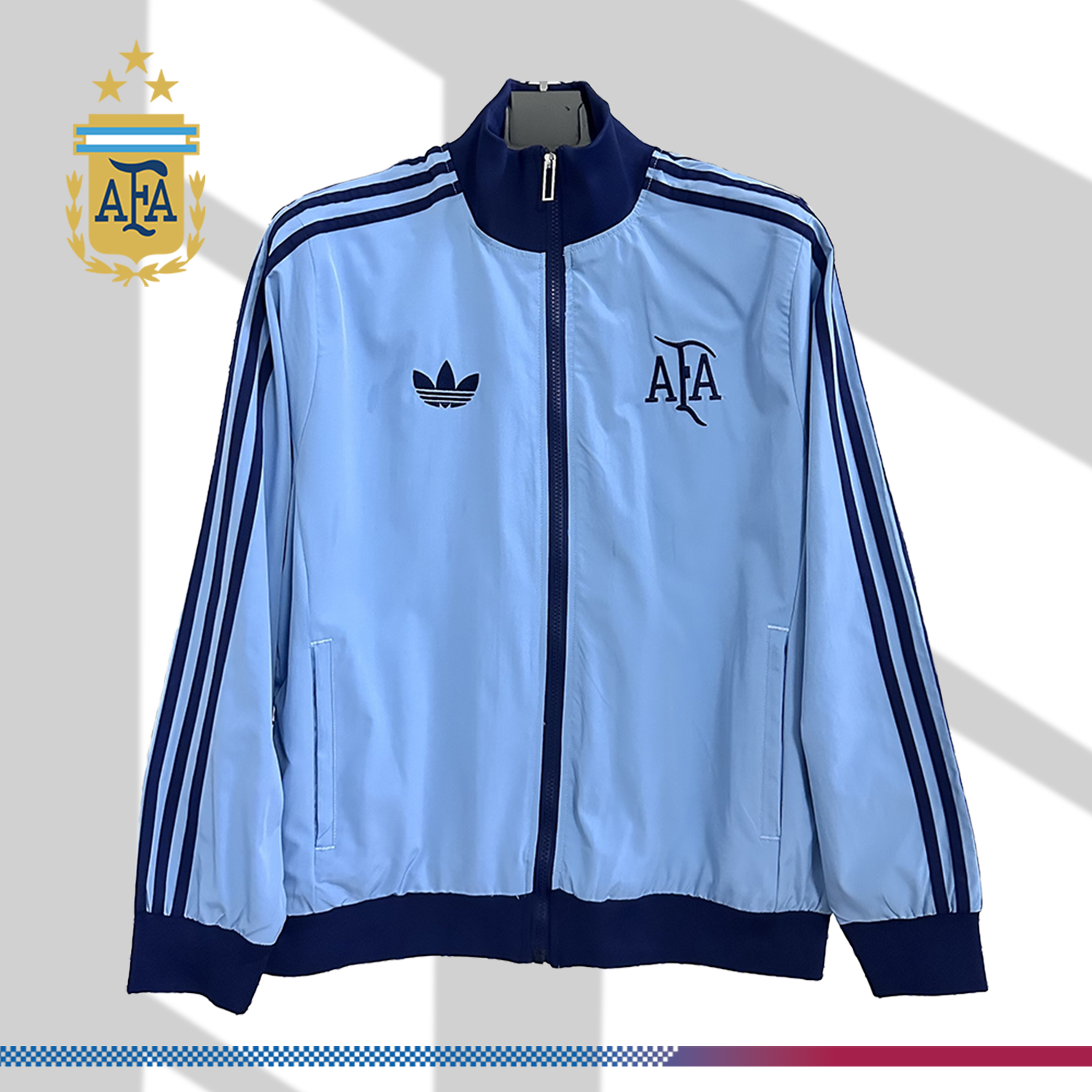 2025/2026 Argentina Embroidered Football Casual Windbreaker
