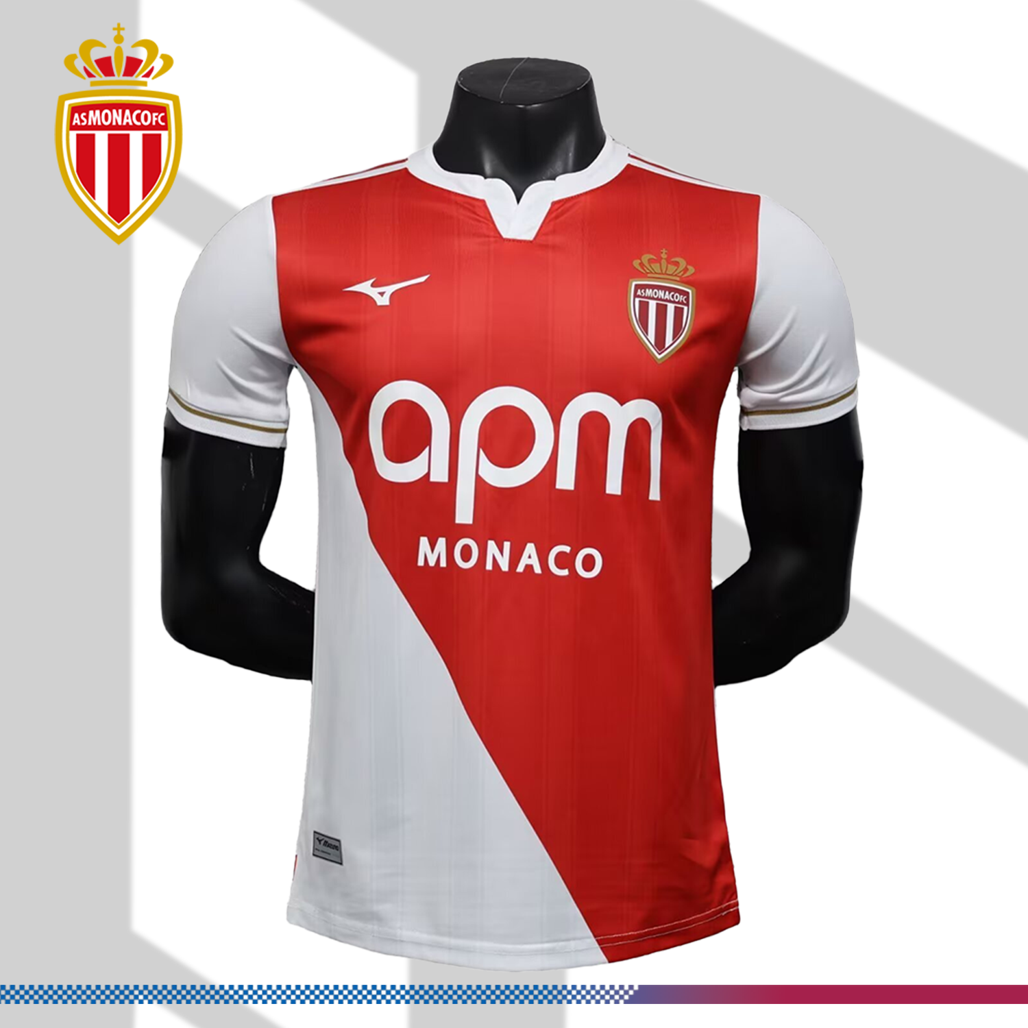 2025/2026 Monaco Home Football Shirt (Player Edition)