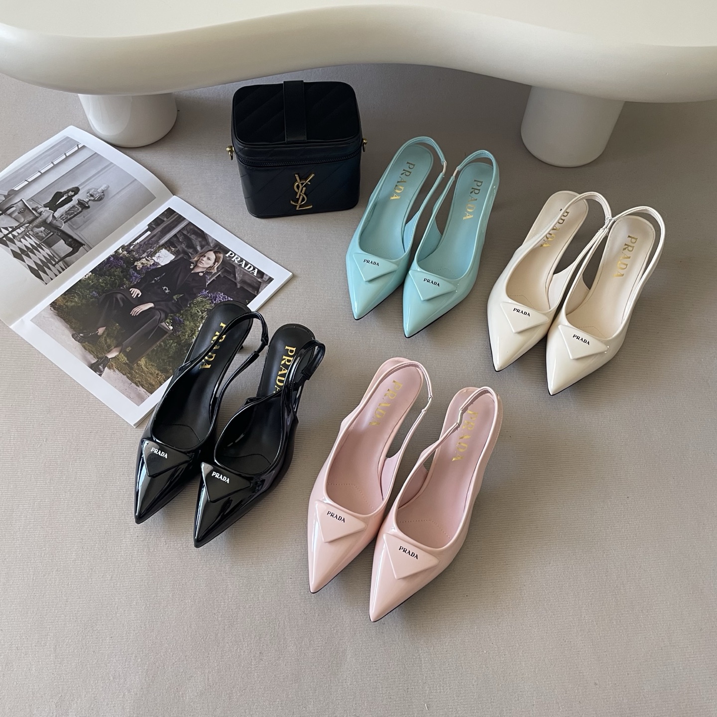 Prada Stiletto Sandals