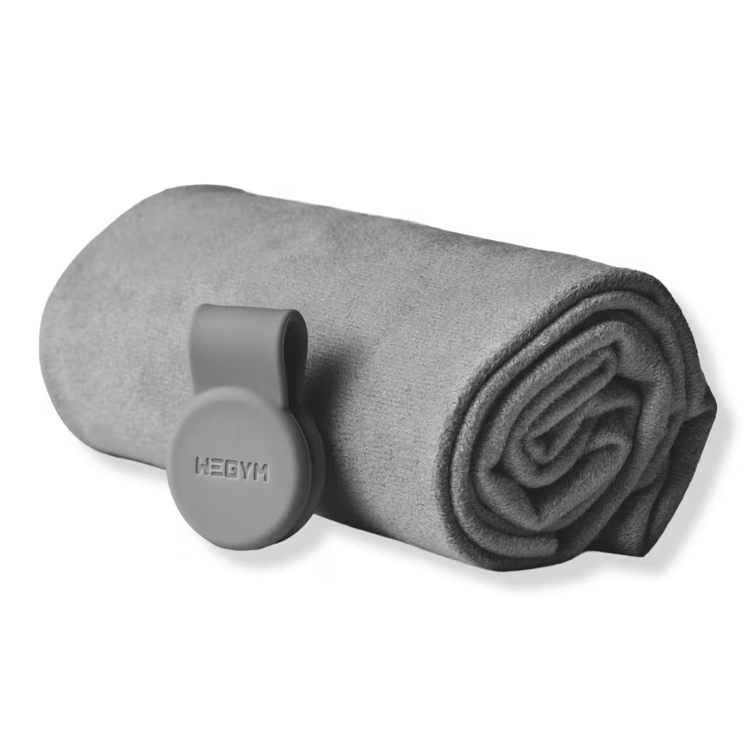 WeGym  Suede Performance Towel with Magnetic Clip