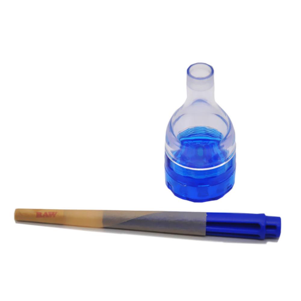 Funnel 3 Layer Herb Grinder W/Roll Tube ( 4 Colors )