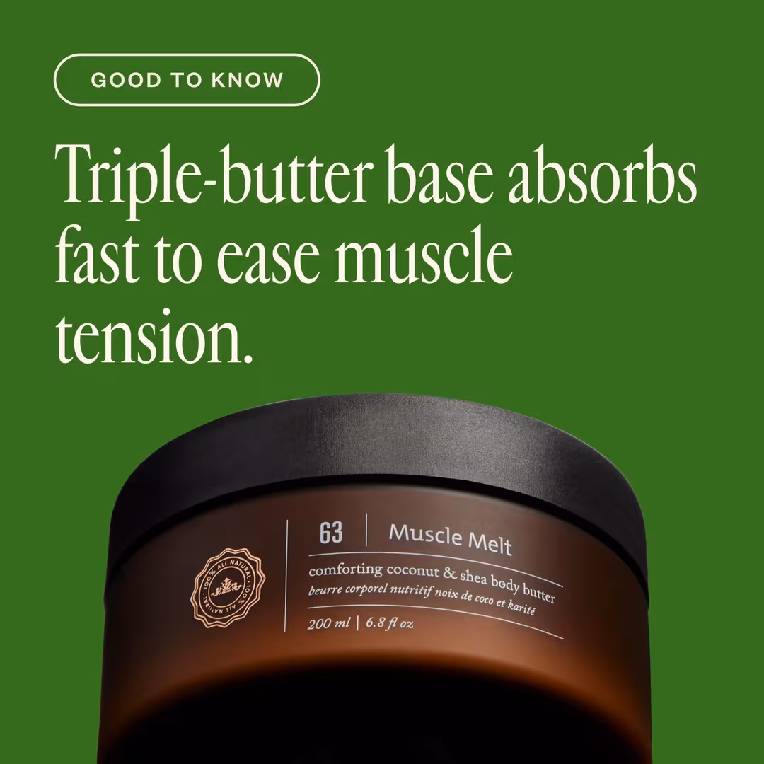 Saje Natural Wellness  Muscle Melt Comforting Coconut & Shea Body Butter