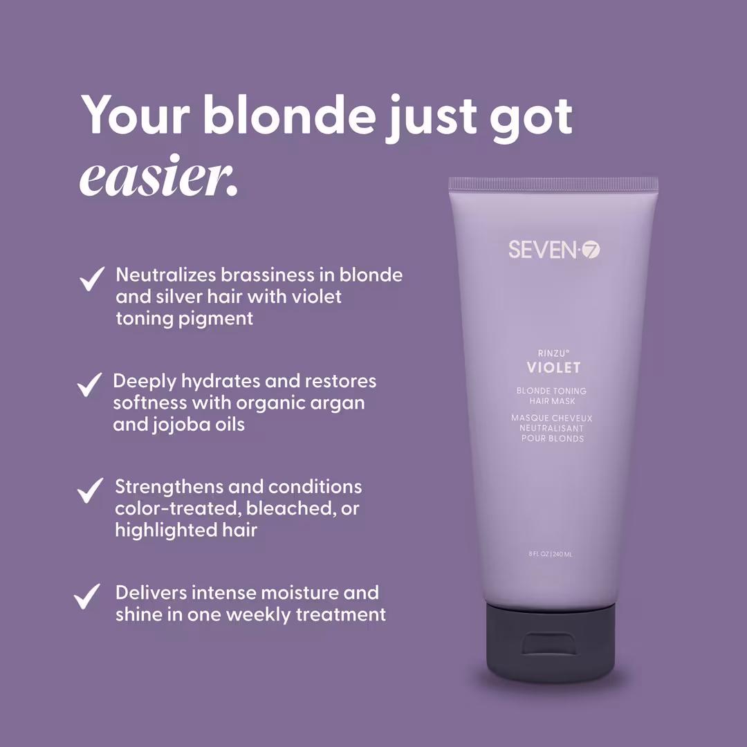 SEVEN  Rinzu Violet Blonde Toning Hair Mask