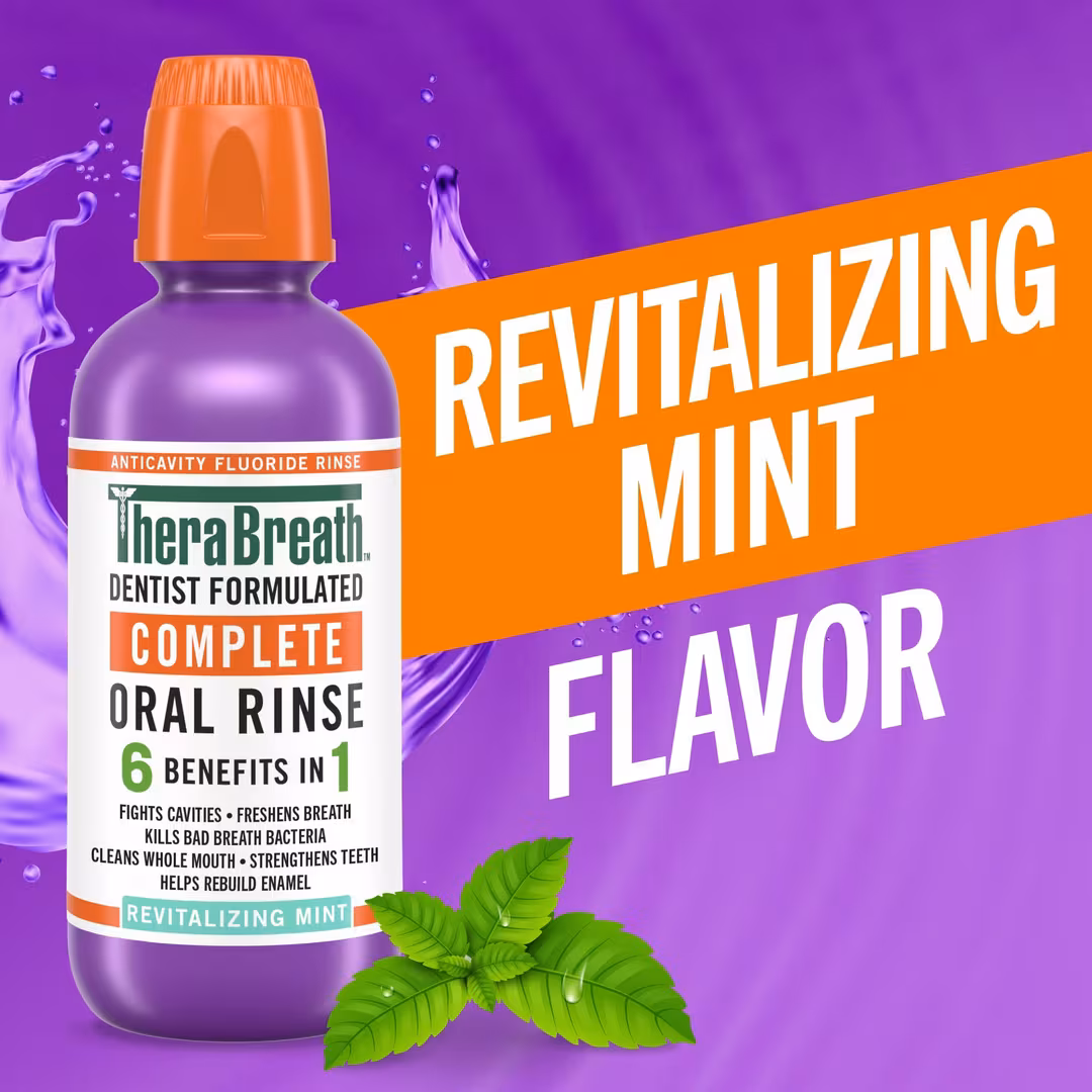 TheraBreath  Complete Oral Rinse Revitalizing Mint