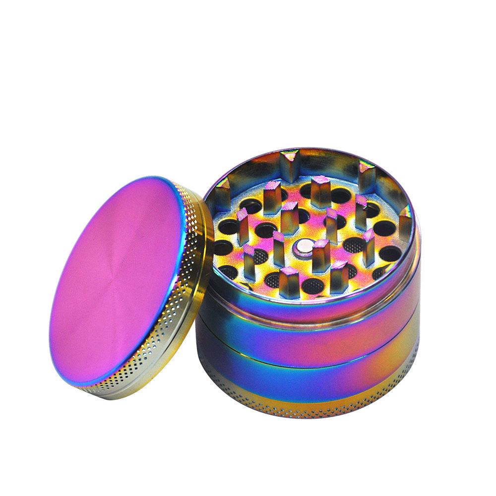 Rainbow Zinc Alloy Mill Weed Grinder
