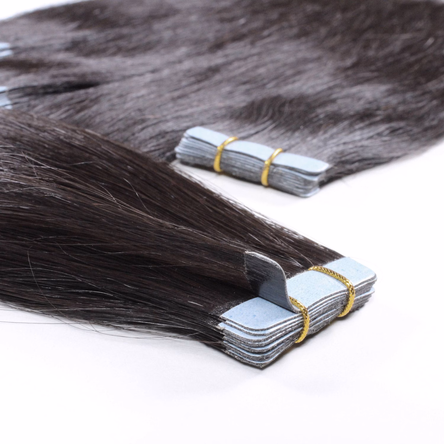 Tape Extensions Premium Rohhaar Naturschwarz 2.5g