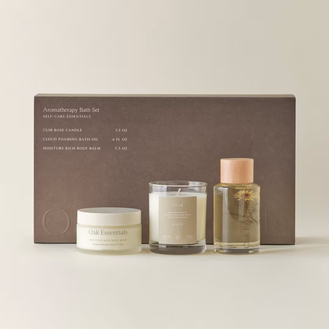 Oak Essentials  Aromatherapy Bath Set