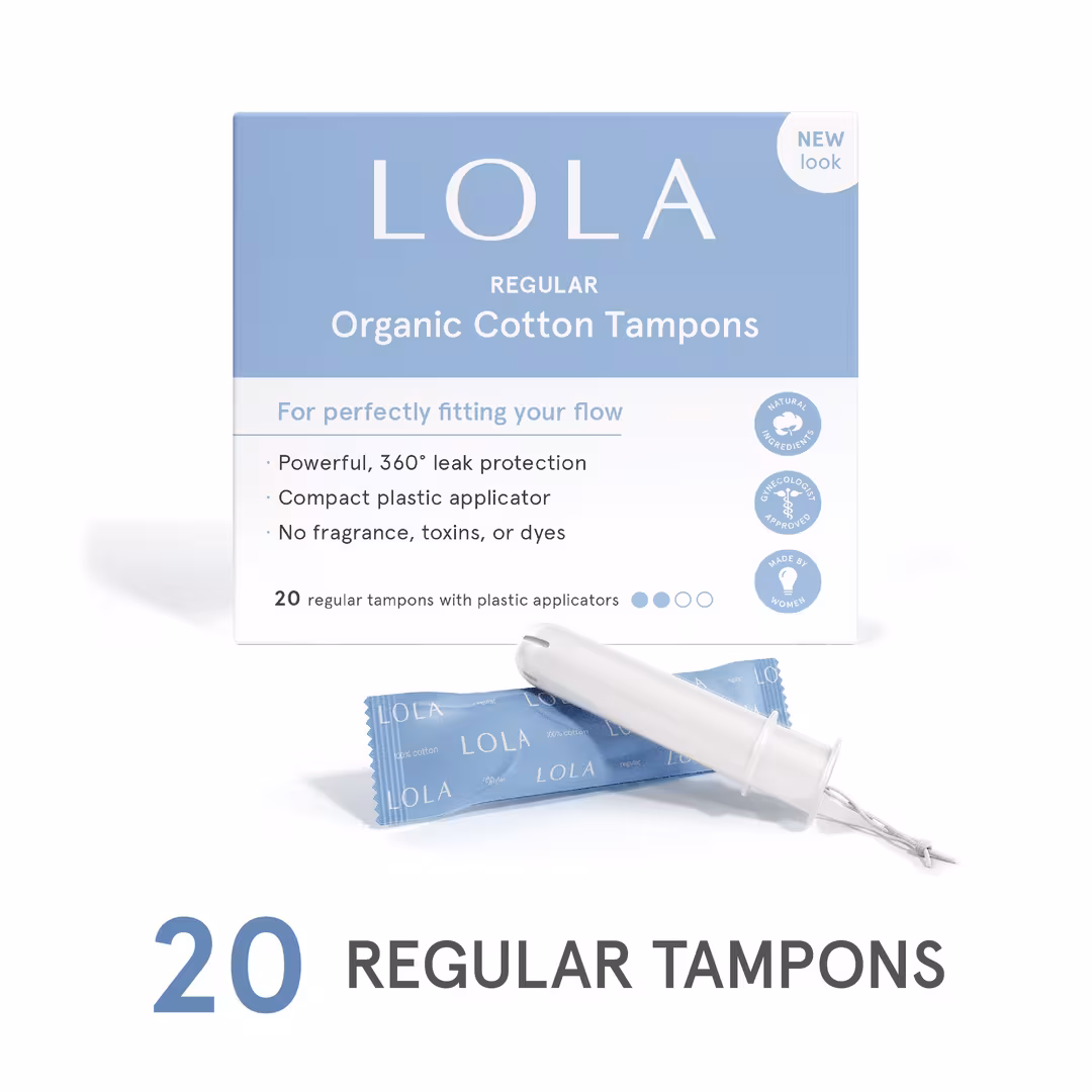 LOLA  Regular Organic Cotton Tampons