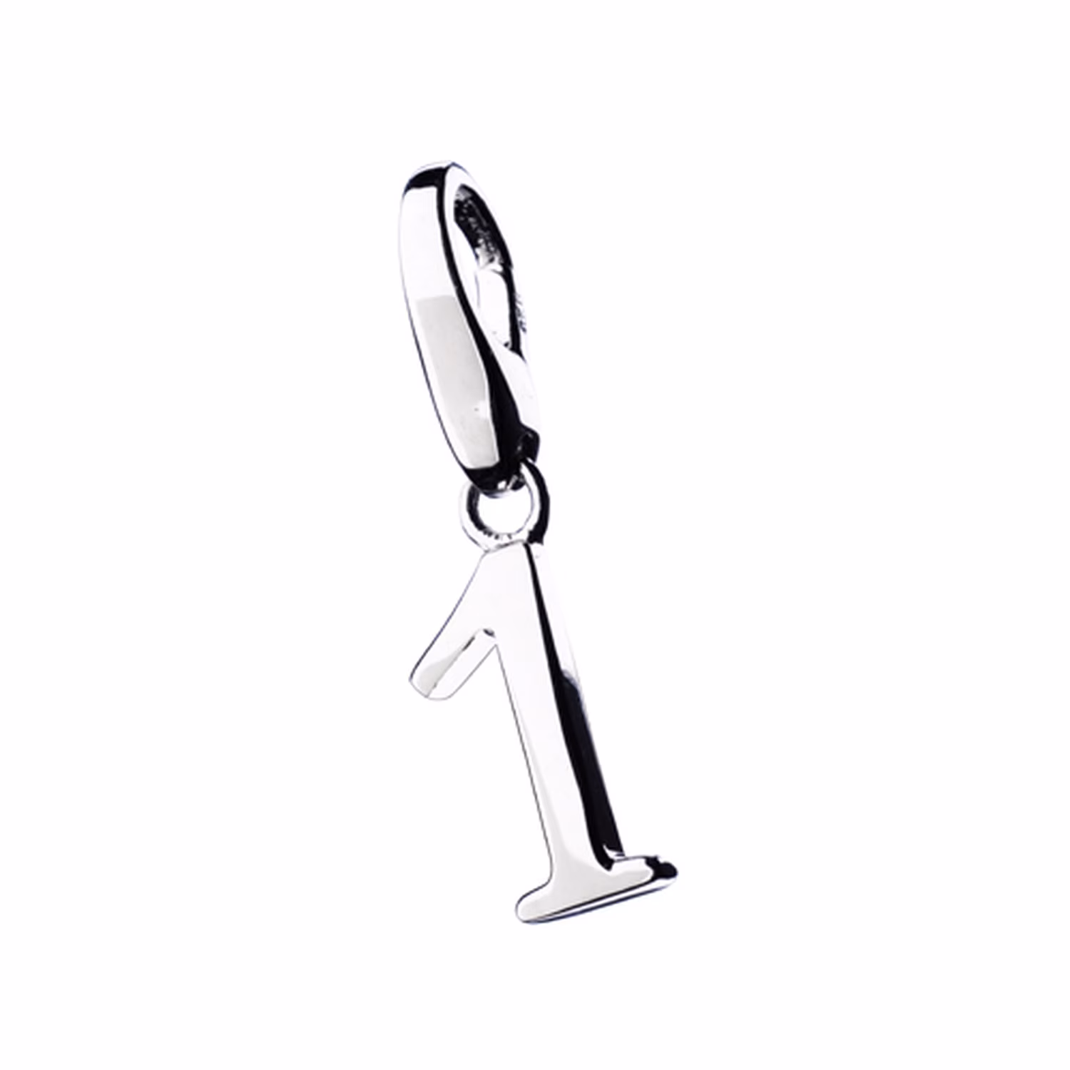 Charm Zahl 1, Silber 925
